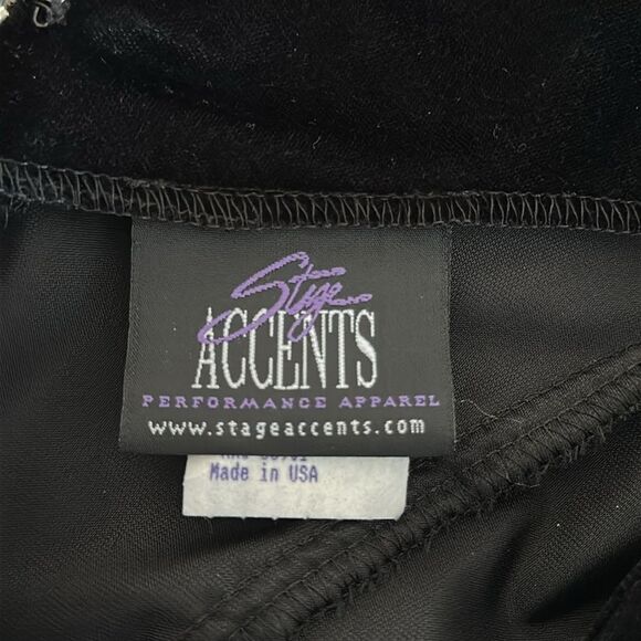 VTG Stage Accents Women Dark Romantic Whimisgoth Fairy Grunge Velvet Dress Sz.4 - Picture 7 of 10